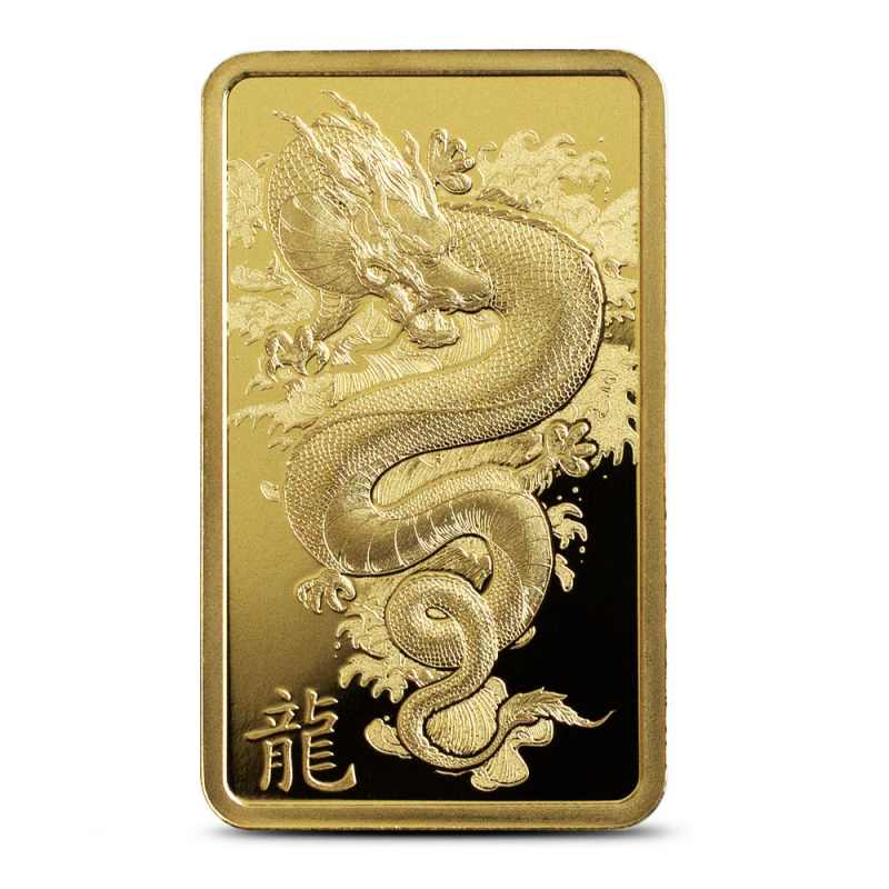 Gold 2024 Lunar Legend Azure Dragon Bar | PAMP Suisse - Provident