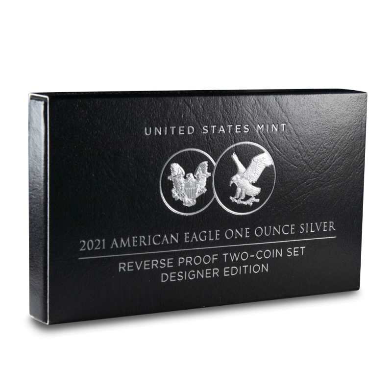 2021 Reverse Proof American Silver Eagle Designer Set (Box + CoA