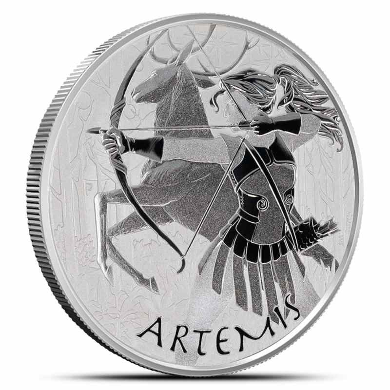 2023 Tuvalu Gods of Olympus Artemis 1 oz Silver Coin - Provident