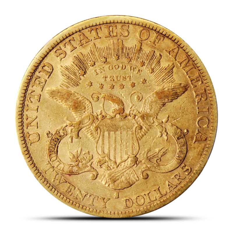 Buy 1877-S Pre-33 $20 Liberty Gold Double Eagle Coin (XF