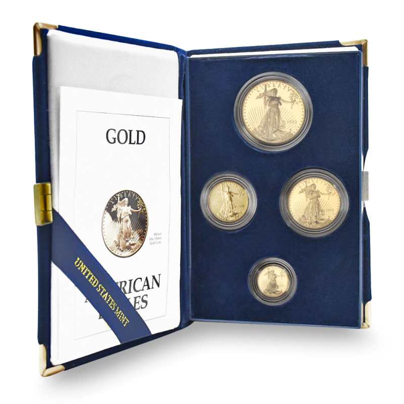 Buy 1993 4-Coin Proof American Gold Eagle Set (Box + CoA