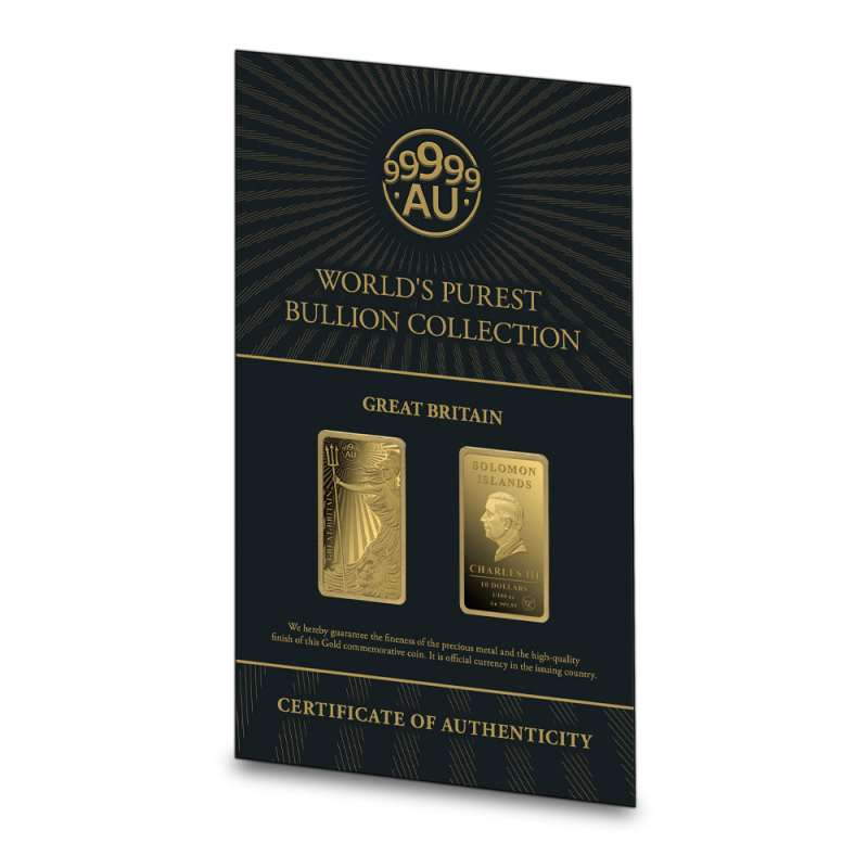 Buy 2024 1/100 oz Proof Solomon Islands Gold Worlds Purest Bullion