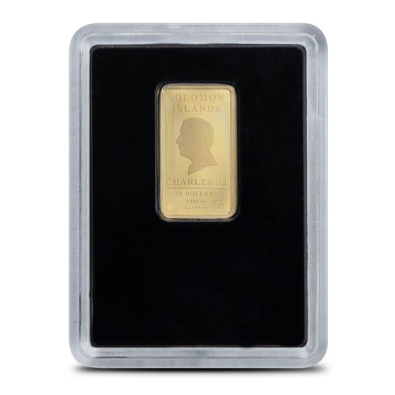 Buy 2024 1/100 oz Proof Solomon Islands Gold Worlds Purest Bullion