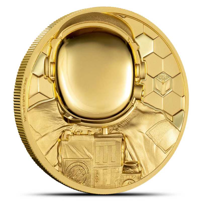 Buy 2024 1 oz Proof Cook Islands Gold Real Hero Astronaut Coin