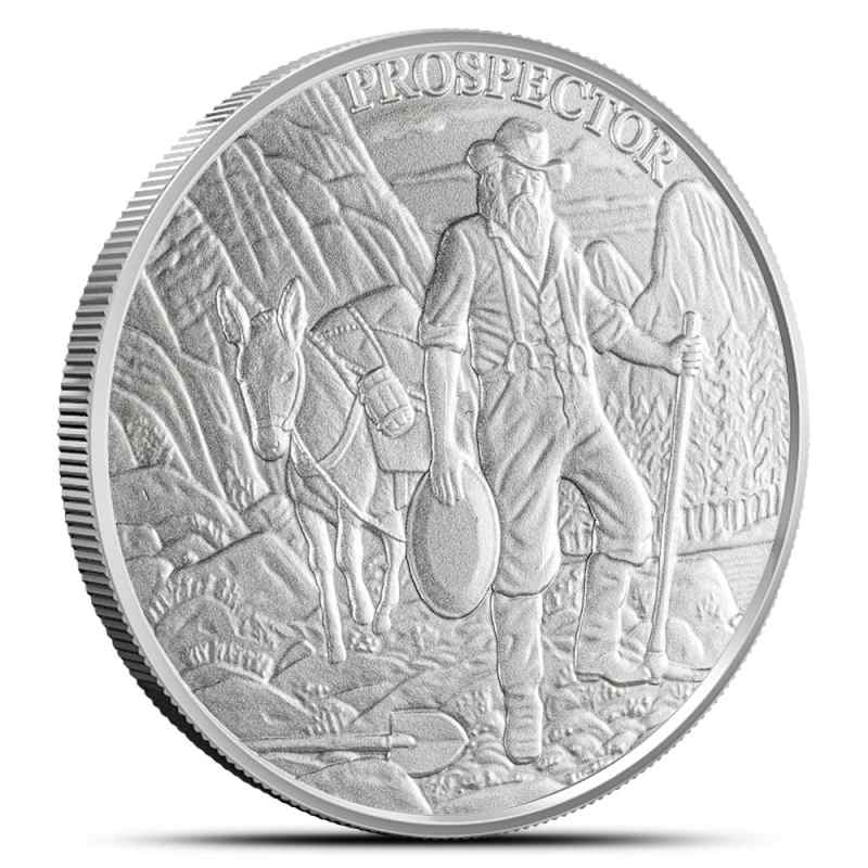 CAREERING / GUILTY PARTIES 07【SILVER】 1 oz Silver Provident Prospector Round New | SilverTowne