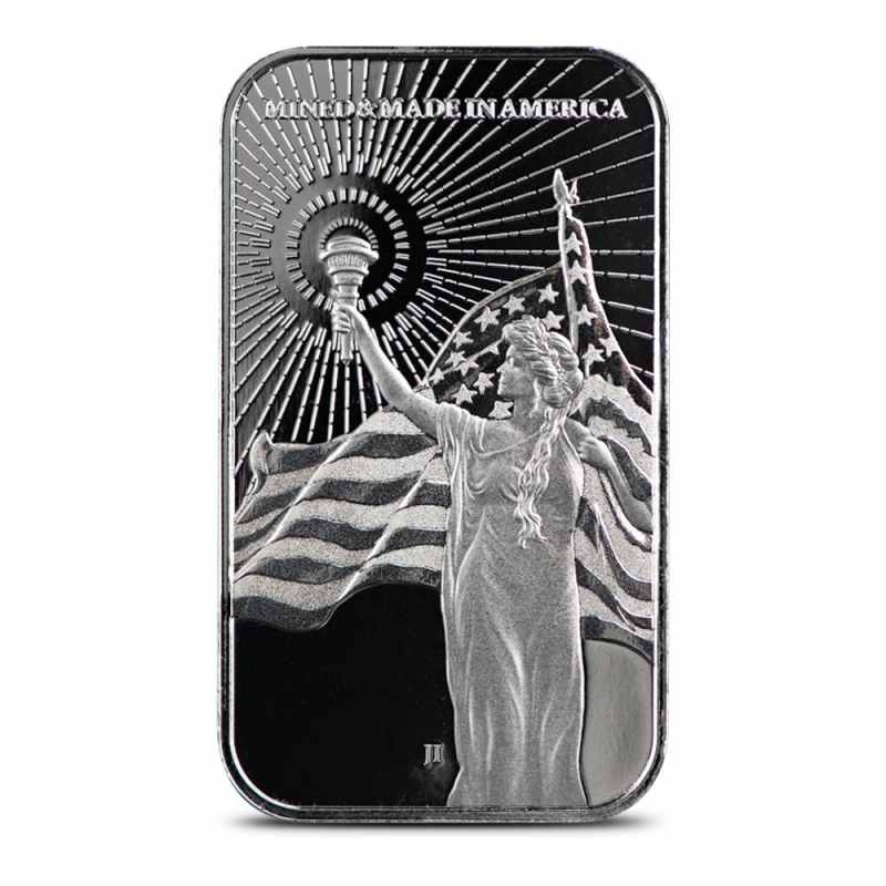 Buy 1 oz American Reserve Columbia Goddess Silver Bar (New