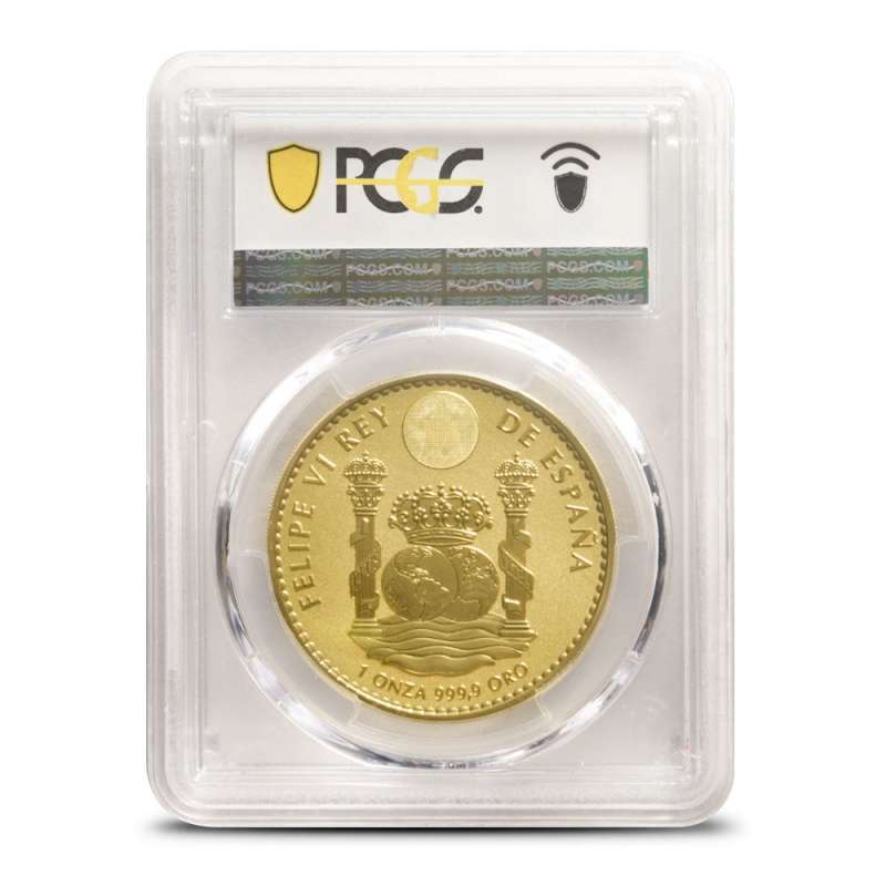 Buy 2022 1 oz Reverse Proof Royal Spanish Mint Bull Gold Coin PCGS