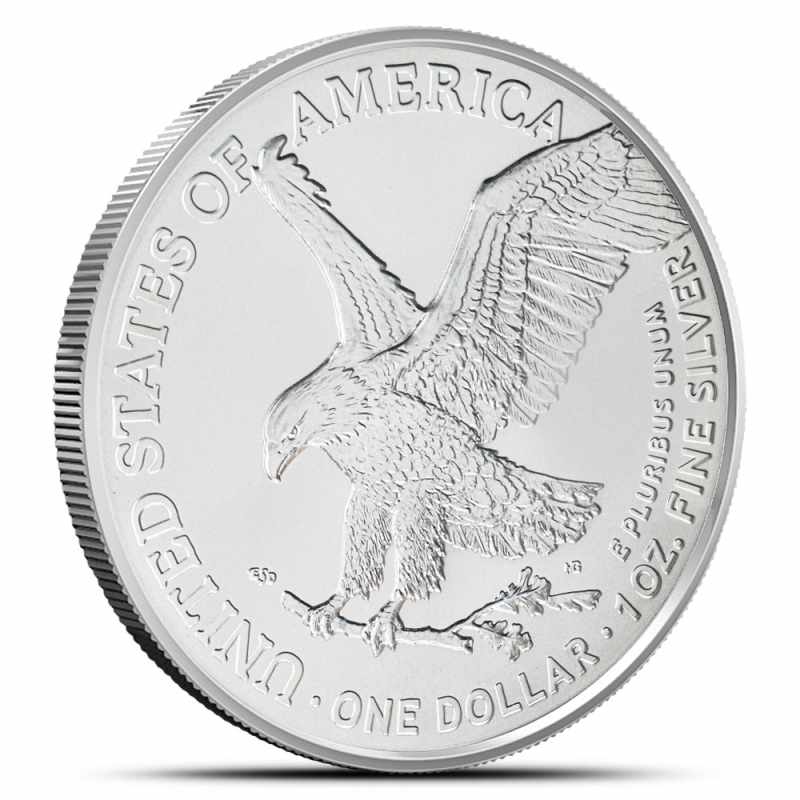 2021 1 oz American Silver Eagle Coin (BU, Type 2) l JM Bullion™