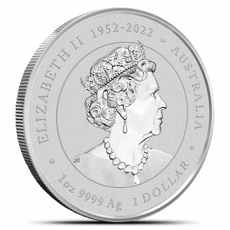 Buy 2024 1 oz Colorized Australian Silver Lunar Dragon Coin (BU