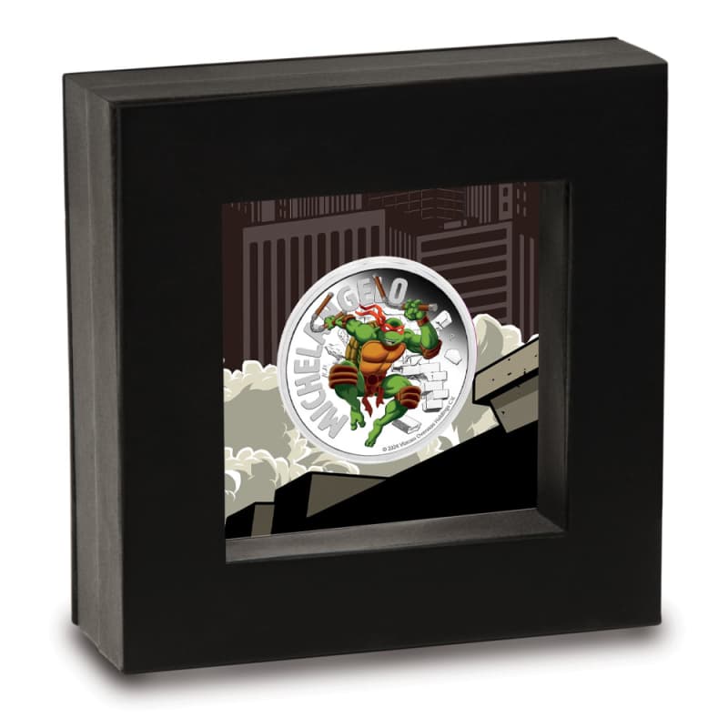 Buy 2024 1 oz Proof Colorized Tuvalu Silver Teenage Mutant Ninja