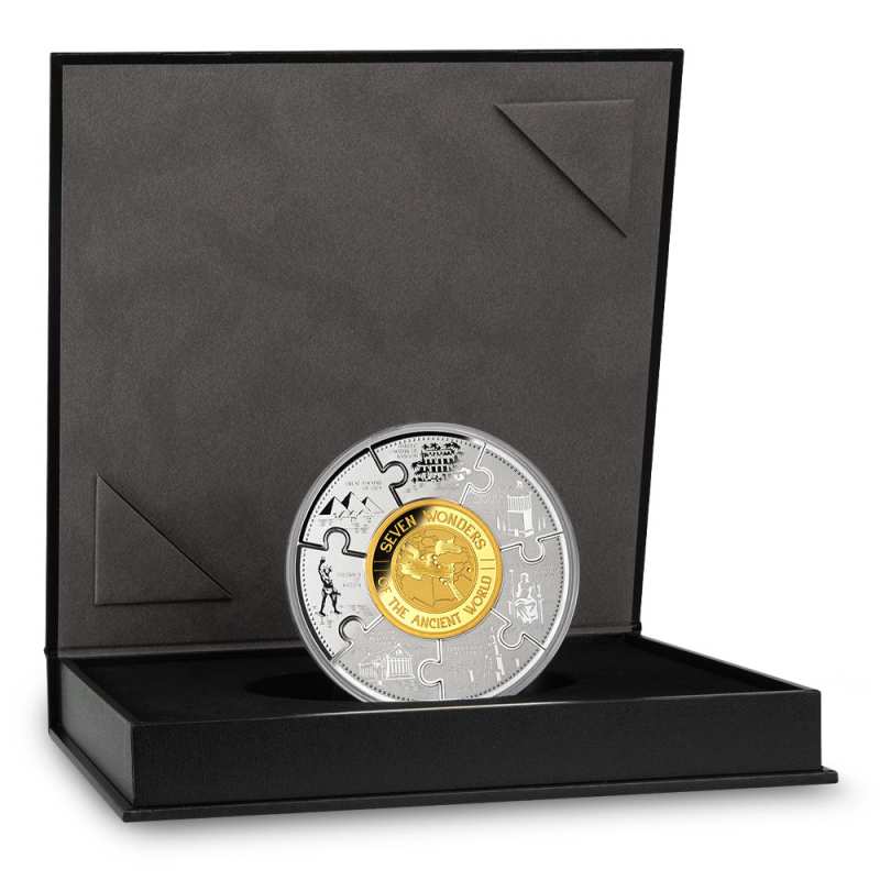 Buy 2024 5 oz Burundi Silver Seven Wonders of the World Puzzle