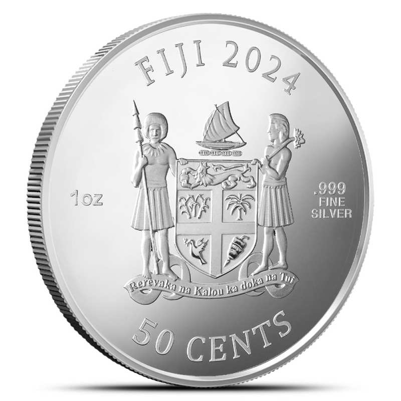◇フィジー  貨幣セット◇ Buy 2024 1 oz Colorized Fiji Silver Robocop Coin (BU) | BullionMax ™