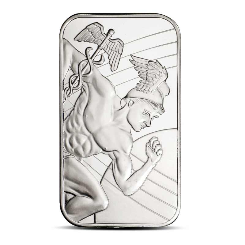 1 oz Silver Mercury Bar MintMark SI | Sunshine Minting - Provident