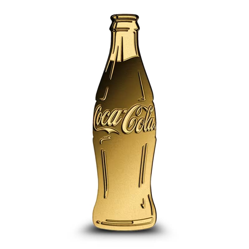 2023年チャド　コカ・コーラ　1/1000オンス Buy 1/1000 oz Republic of Chad Gold Coca Cola Bottle Coin (In Card
