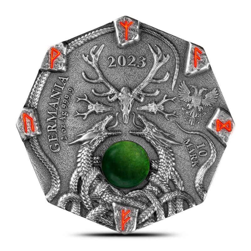 Buy 2023 2 oz Antique Germania Mint Witchcraft Seeress Silver