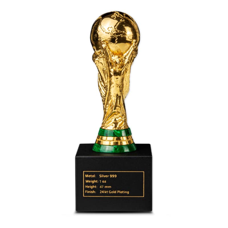 希少❗️【FIFA World Cup 2026】ブレスレット　1本 1 oz Silver 2026 Gilded FIFA World Cup Replica Trophy - Provident