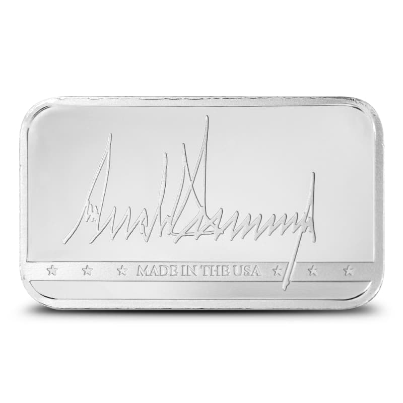 ☆市場激レアトランプ・ホワイトハウスコレクション記念純銀製☆品質保証書付き Buy 1 oz Colorized Donald J Trump Presidential Silver Bar (New