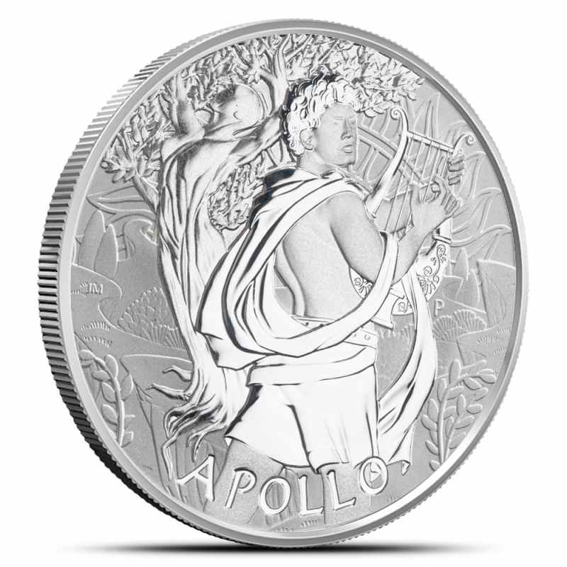 Buy 2023 1 oz Tuvalu Gods of Olympus Apollo Silver Coin (BU
