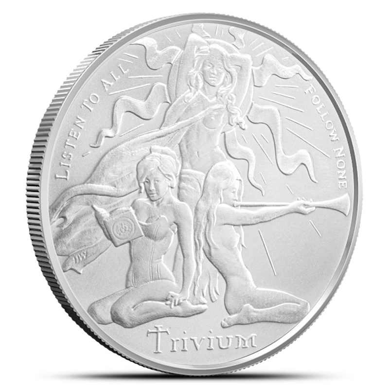 1 oz Silver Trivium Girls Shield Round New | GSM - Provident Metals