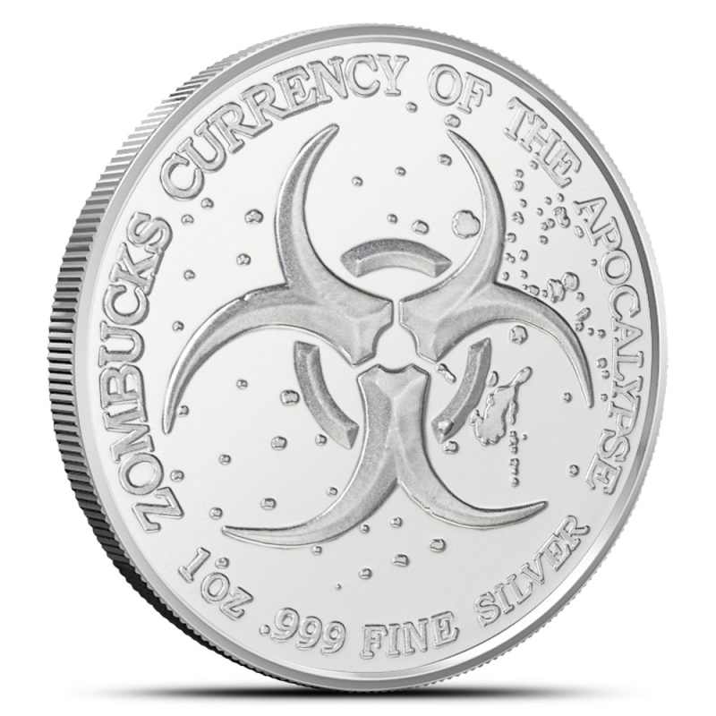 1 oz Silver Zombucks World Kookaburied Round New - Provident Metals™