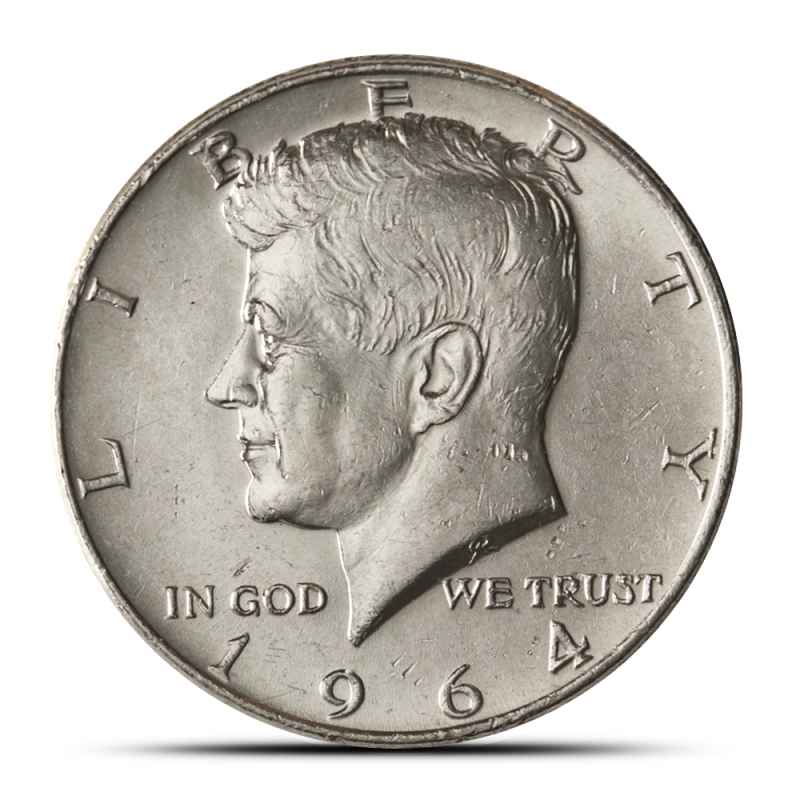 $10 Face Value Tube 90% Silver Kennedy Half Dollars Circulated