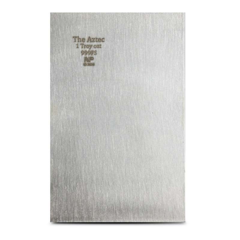 1 oz Silver Aztec Warrior Card | North View Products - Provident