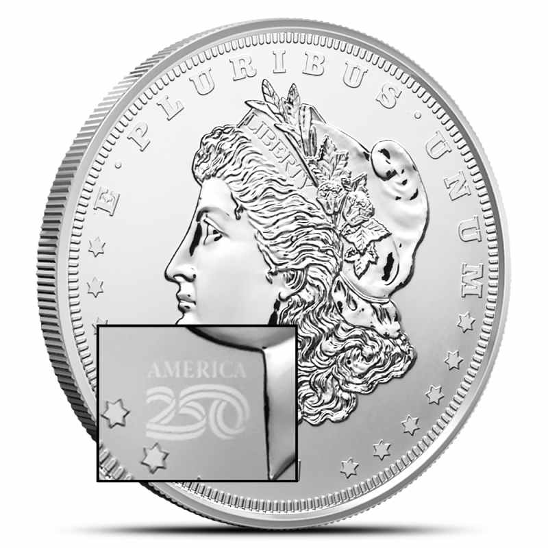 1 oz Silver Morgan Round America250 Privy | Sunshine - Provident