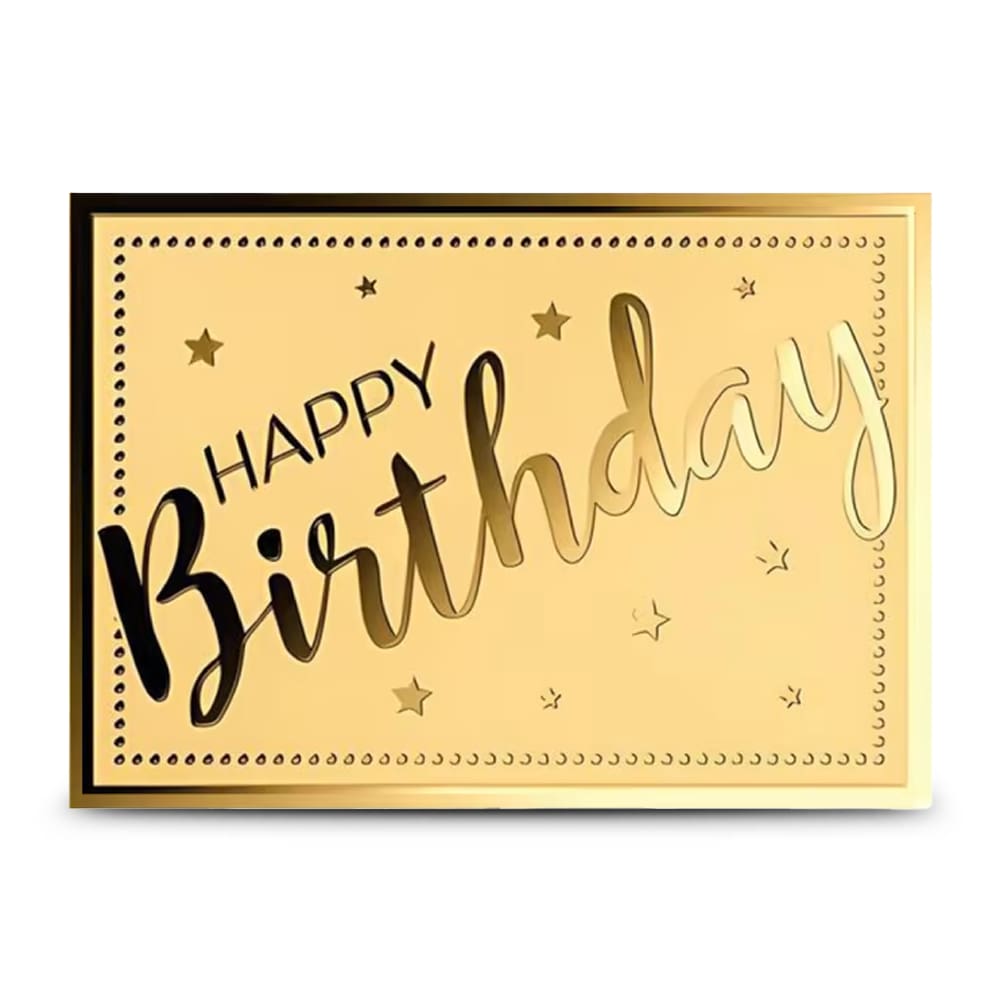 1/1000 oz Republic of Chad Gold Happy Birthday Coin (In Card) l BGASC™