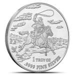 2013 1 oz Silver Texas Mint Cowboy Rounds (New)