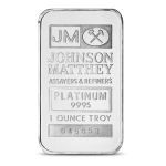 1 oz Platinum Johnson Matthey Bars (Secondary Market)