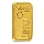 250 Gram Gold Valcambi Cast Bars (New wAssay)