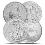 1 oz Silver Coins (Varied Condition, Any Mint)