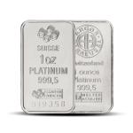 1 oz Platinum Bars (Varied Condition, Any Mint)