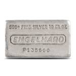 10 oz Silver Engelhard Poured Bars (Wide)