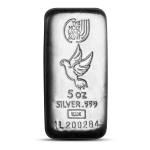 5 oz Silver Holy Land Mint Cast Bars (New)