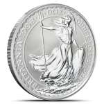 1998 1 oz Silver British Britannia Coins