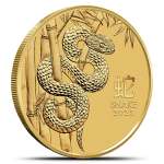 2025 1/2 oz Gold Australian Lunar Snake Coins (BU)