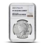 2023-S Proof Silver Peace Dollar Coins NGC PF70
