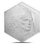 10 oz Silver Bullion Works Buffalo Warrior Hexagon Bars (New)