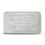 10 oz Silver Engelhard Bars (Secondary Market, Reverse Logo)