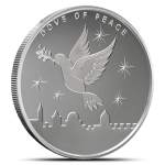 2025 1 oz Silver The Holy Land Dove Of Peace Rounds (BU)