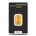 5 Gram Gold Argor Heraeus Kinebar Bars (New w Assay)