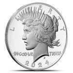 2024-S Proof Silver Peace Dollar Coins (Box + CoA)