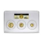 2016-W Gold American 100th Anniversary Centennial 3-Coin Sets PCGS MS70 FS