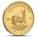 2026 1 oz Gold South African Krugerrand Coins (BU)