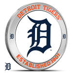 1 oz Colorized Silver MLB Detroit Tigers Rounds (BU)