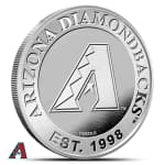 1 oz Silver MLB Arizona Diamondbacks Rounds (BU)