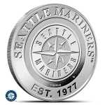 1 oz Silver MLB Seattle Mariners Rounds (BU)