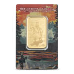 1 oz Gold PAMP Suisse Yellowstone Cowboy Bars (New wAssay)