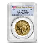 2026 1 oz Gold American Buffalo Coins PCGS MS70 FDOI